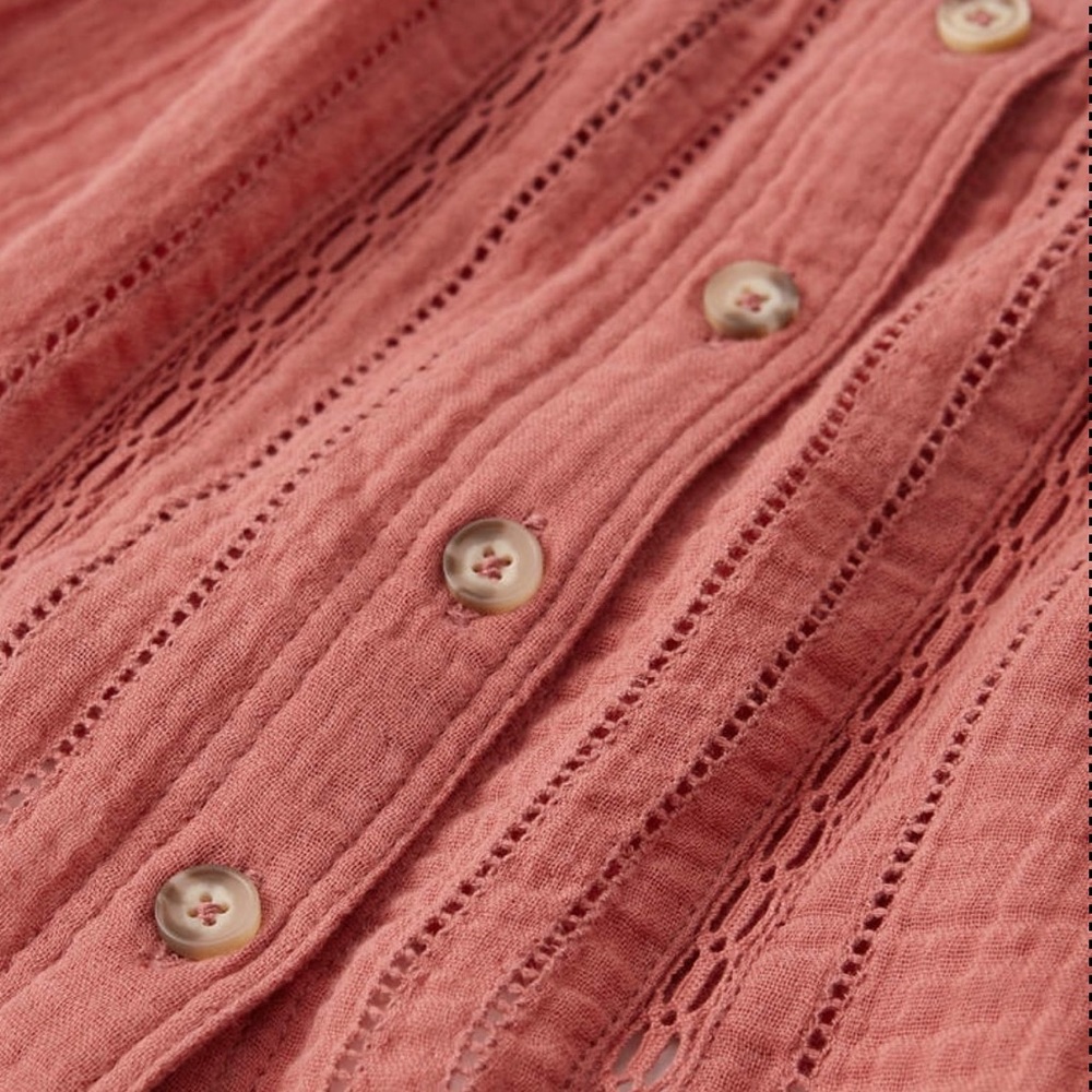 Abercrombie  button front cami crop top - Picture 3 of 7